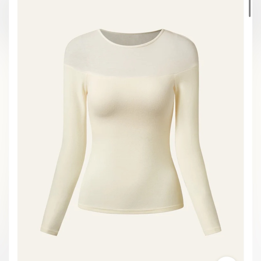 OGL Tencel Wool Sheer Shoulder Brami Top